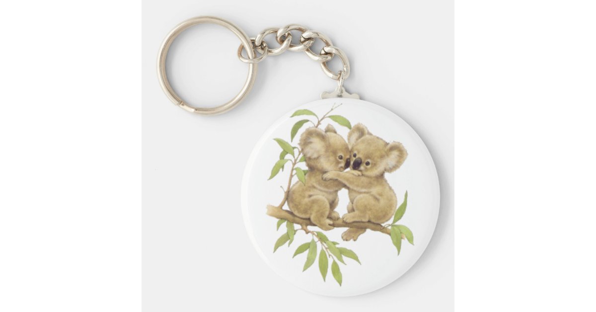 Cute Koalas Keychain