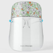 Cute Koalas Pattern Personalize Face Shield (Front)