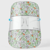 Cute Koalas Personalize Face Shield (Front)