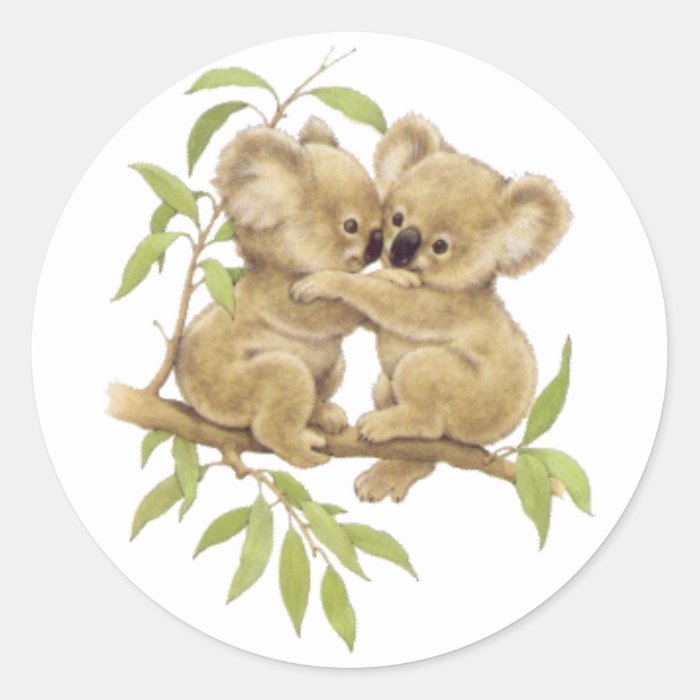 Cute Koalas Stickers