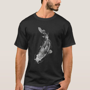 Cute Koi Fish Design For Men Women Kids Japanese K T-Shirt