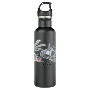 Cute Kona Hawaii Hand Drawn No2 Stainless Steel Water Bottle