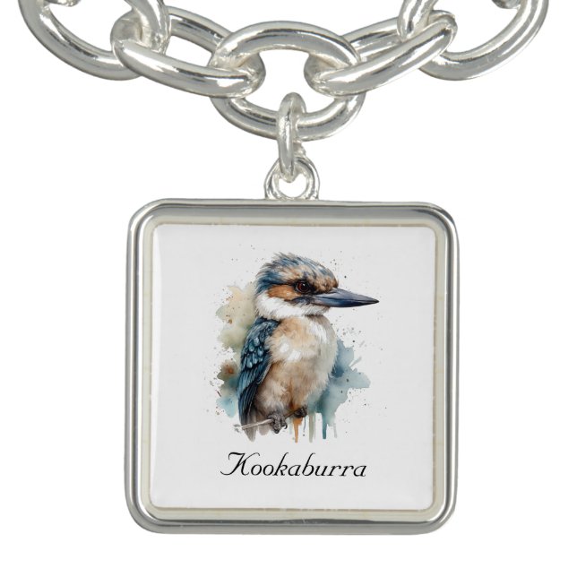 Cute Kookaburra on a Branch , custom Bracelet (Design)