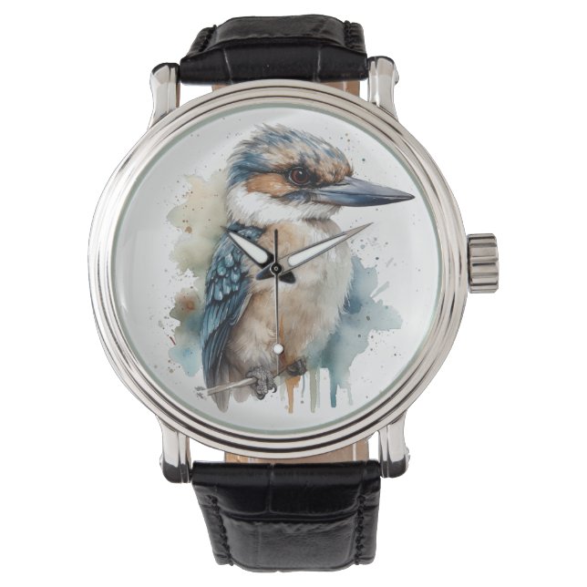 Cute Kookaburra on a Branch Watch (Front)