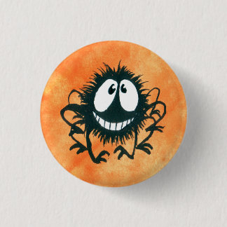 Cute Kooky Halloween Spider Button! Pinback Button