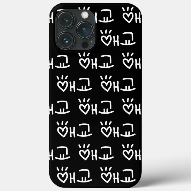 Cute Korean 애교 Aegyo | Hangul Language Case-Mate i iPhone Case (Back)