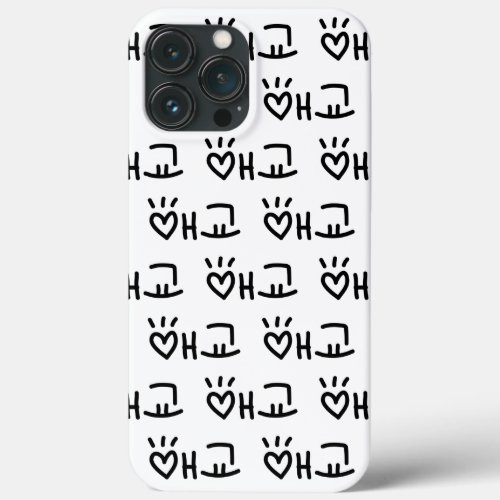 Cute Korean 애교 Aegyo  Hangul Language iPhone 13 Pro Max Case