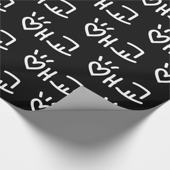 Cute Korean 애교 Aegyo | Hangul Language Wrapping Pa Paper (Corner)