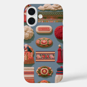 Cute Korean Aesthetic Illustration Premium iPhone  16 Case