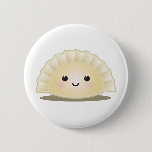 Cute Korean Mandu Pinback Button