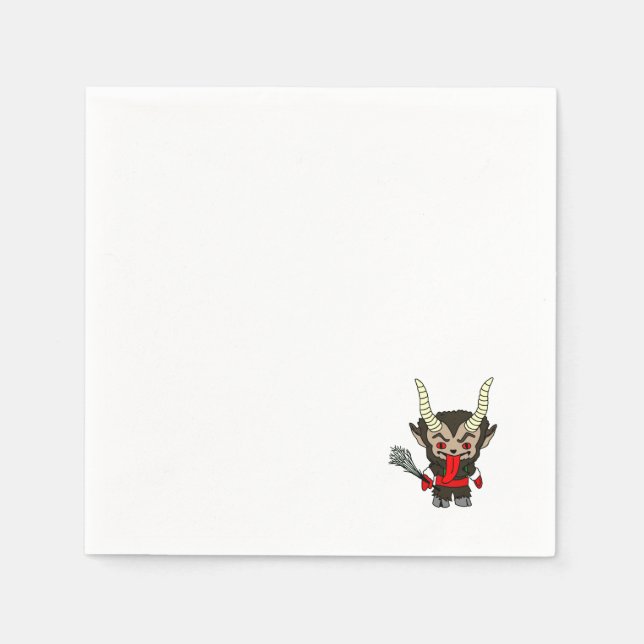 Cute Krampus Napkins (Front)