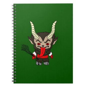 Cute Krampus Notebook by PugWiggles at Zazzle