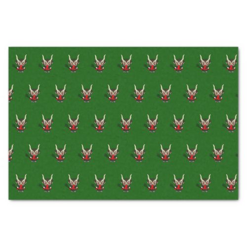 Cute Krampus Tissue Paper