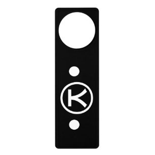 Cute Kuma Bear Kaomoji Japanese Emoticon Text Art Door Hanger
