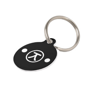 Cute Kuma Bear Kaomoji Japanese Emoticon Text Art Pet ID Tag