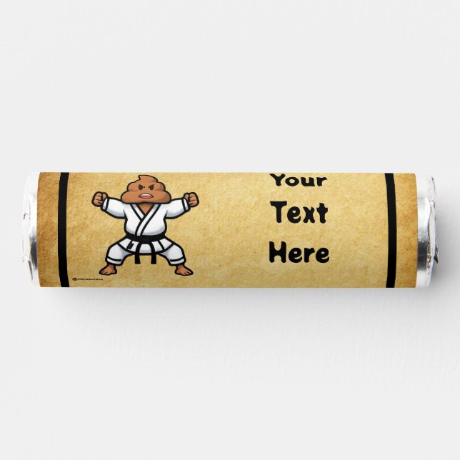 Cute Kung Poo Karate Breath Savers® Mints (Front)