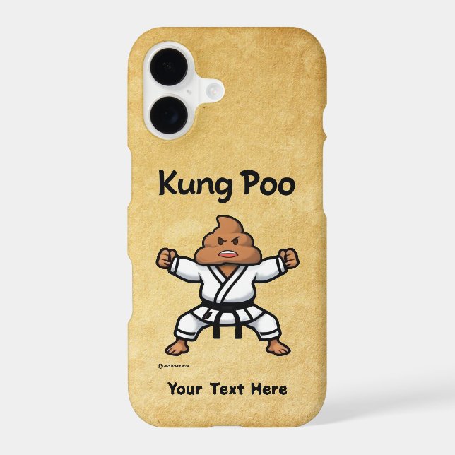 Cute Kung Poo Karate Case-Mate iPhone Case (Back)