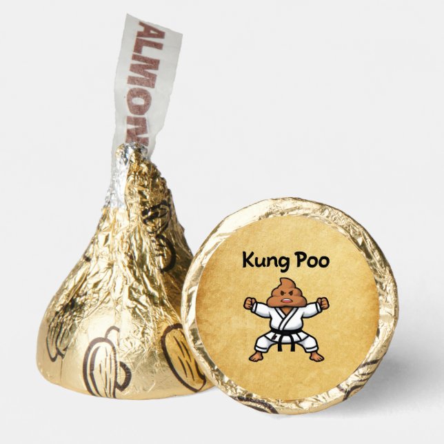 Cute Kung Poo Karate Hershey®'s Kisses® (Front)