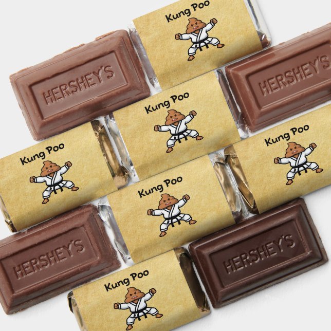 Cute Kung Poo Karate Hershey's Miniatures (Assorted)
