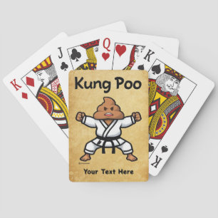 Cute Kung Poo Karate Poker Cards