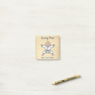 Cute Kung Poo Karate Post-it Notes
