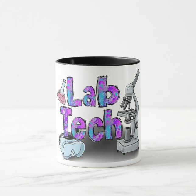 Cute Lab Tech Mug (Center)