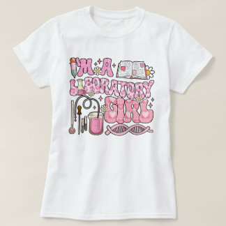 Cute Lab Week I'm A Laboratory Girl Retro T-Shirt