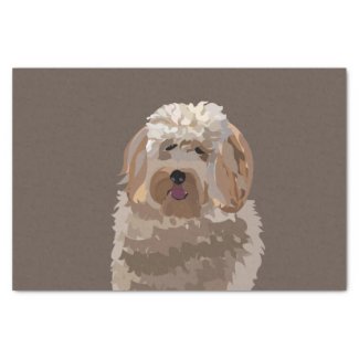 Cute Labradoodle Goldendoodle Poodle Dog 