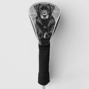 Cute Labrador Black Dog Puppy Pet Golf Head Cover