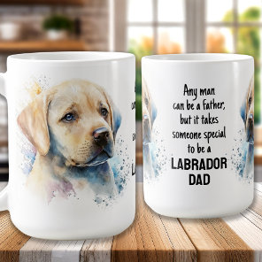 Cute LABRADOR DAD Dog Lover Yellow Lab Puppy Coffee Mug
