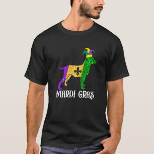Cute Labrador Dog Lover Mardi Gras Party Jester Ma T-Shirt