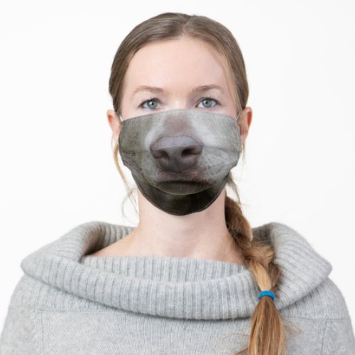 Cute Labrador Dogs Nose Animal Portrait Adult Cloth Face Mask