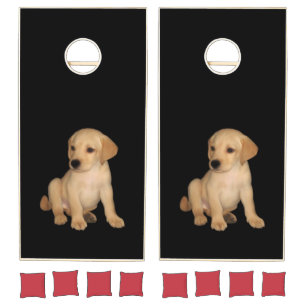 Cute Labrador Puppy Cornhole Set