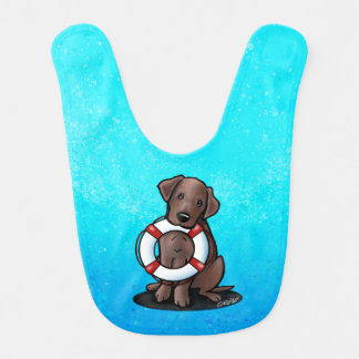 Cute Labrador Rescue Bib