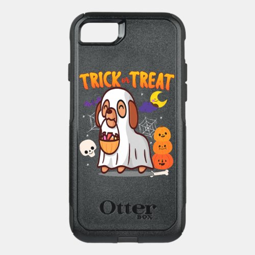 Cute Labrador Retriever Boo Halloween Pumpkin Cost OtterBox Commuter iPhone SE87 Case