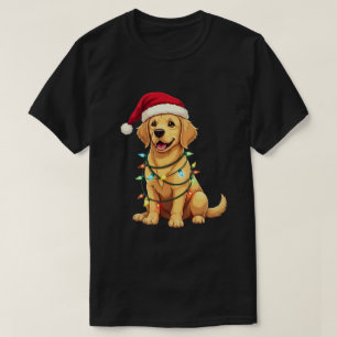 Cute Labrador Retriever Christmas Santa Pet Dog Lo T-Shirt