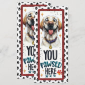 Cute Labrador Retriever Dog (Front/Back)