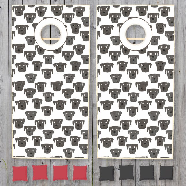 Cute Labrador Retriever Dog Cornhole Set (Creator Uploaded)