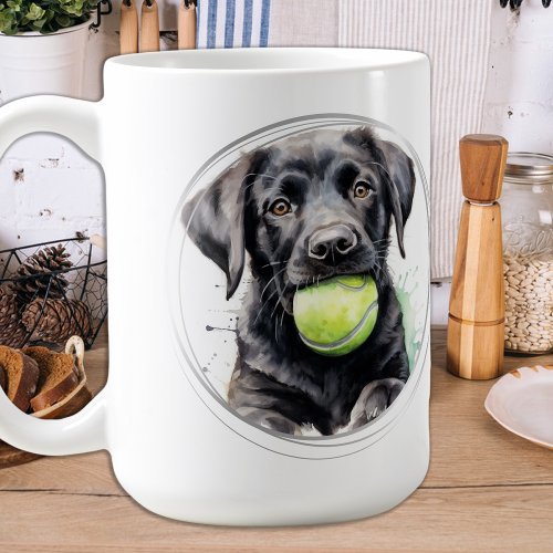 Cute Labrador Retriever Puppy Dog  Coffee Mug