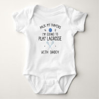 Cute Lacrosse Infant | Funny Lacrosse Daddy