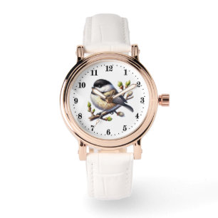 Cute ladies chickadee lovers add name watch