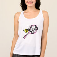 Cute ladies tennis tank tops for women and girls