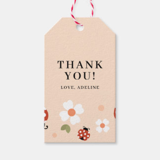 Cute Lady Bug Birthday Party  Gift Tags