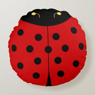Cute Lady Bug in Black & Red