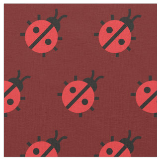 Cute Lady Bug Kid Baby Nursery Bug Insect Red Fabric