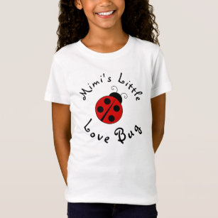 Cute Lady Bug Personalized Mimi's Little Love Bug T-Shirt