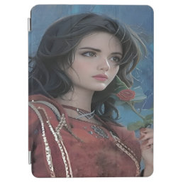 Cute Lady iPad Smart Cover