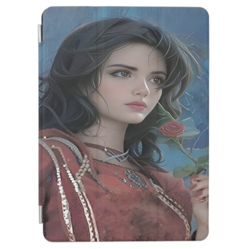 Cute Lady iPad Smart Cover