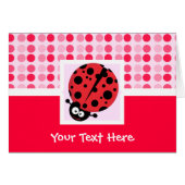 Cute Ladybug (Front Horizontal)