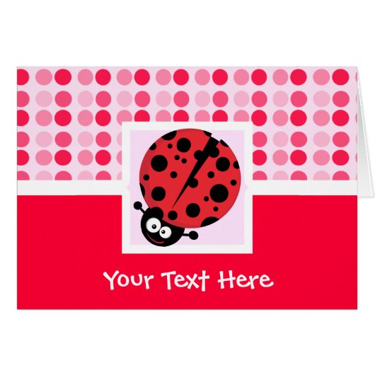 Cute Ladybug (Front Horizontal)